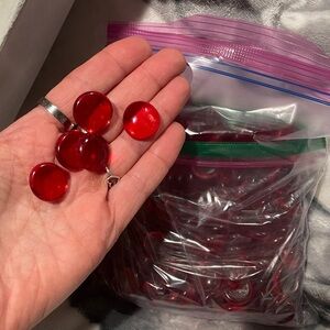 Red Glass Gems